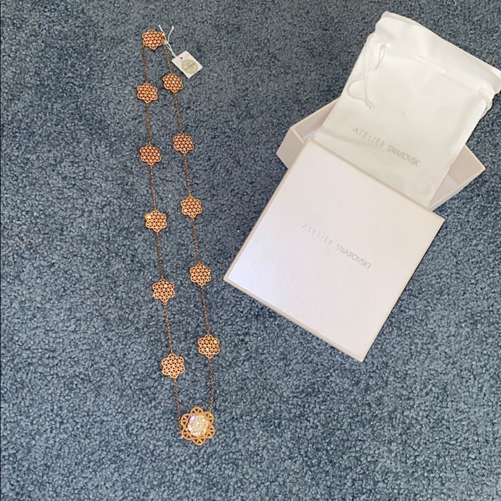 Swarovski long necklace